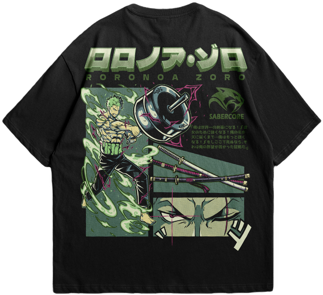 Zoro t shirt black