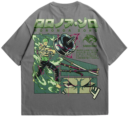Zoro t shirt gray